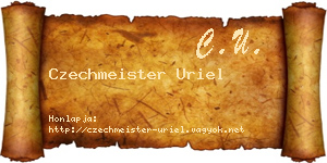 Czechmeister Uriel névjegykártya